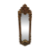 Mirror in a wooden frame, Italian design, 1960s, production: Italy