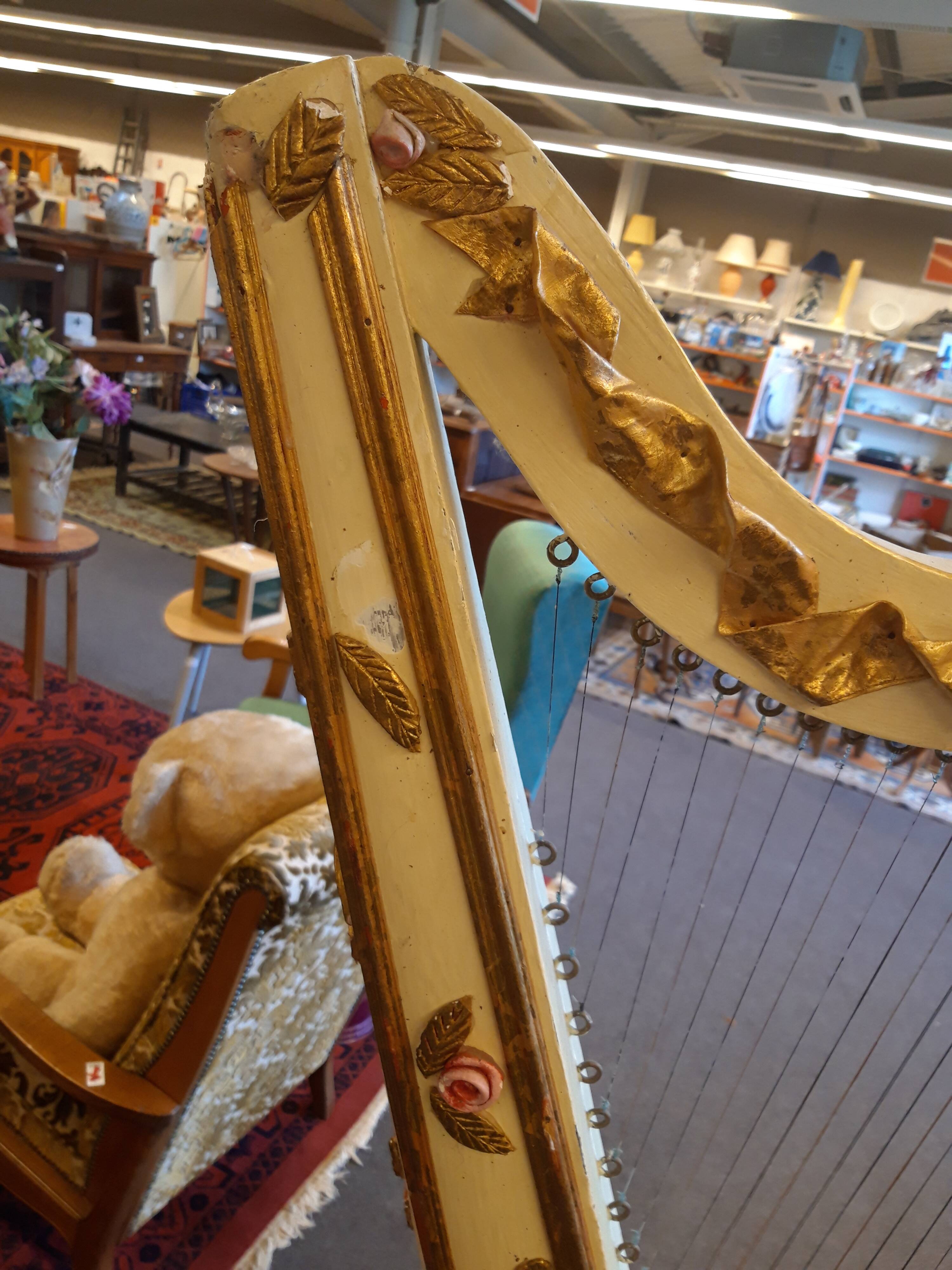 Harp theater decor