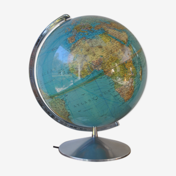 Globe terrestre  lumineux Hercule , 1970