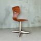 Vintage children's chair in moulded wood Pagholz – Smiley mini format chair