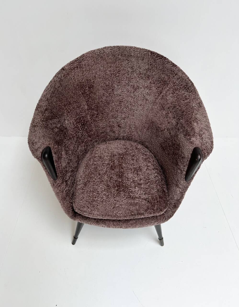 Fauteuil Nanna Ditzel retapissé, années 1950