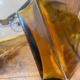 Bouteille / vase en verre d’art décorative design  Helen Tynell