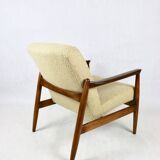 GFM-64 Armchair in Beige Bouclé attributed to Edmund Homa, 1970s