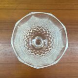 6 large Longchamp stemmed glasses