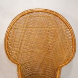 Emmanuelle armchair in rattan