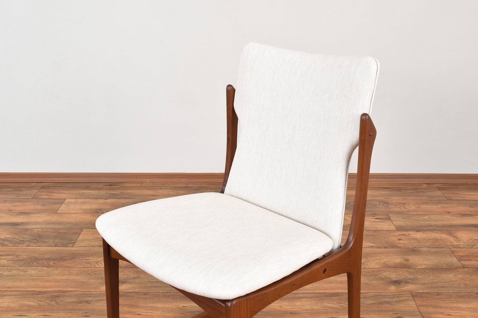 Chaises de salle à manger en teck danois du milieu du siècle de Vamdrup, années 1960, lot de 4