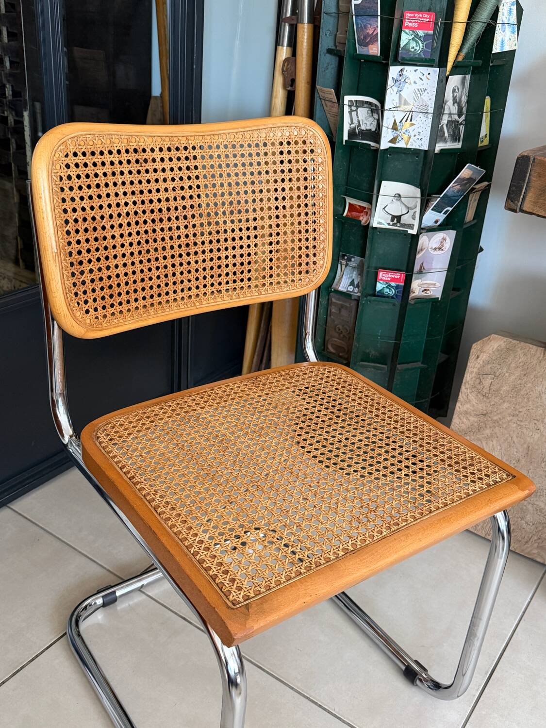 Chaise "Cesca" B32 Marcel Breuer – Made in Italy vintage
