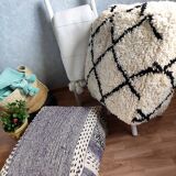 Berber pouf boujad oldschool 60cm by 60cm by 25cm
