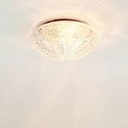 Pair of Geometric Transparent Glass Ceiling Lights from Limburg, Germany, 1970s