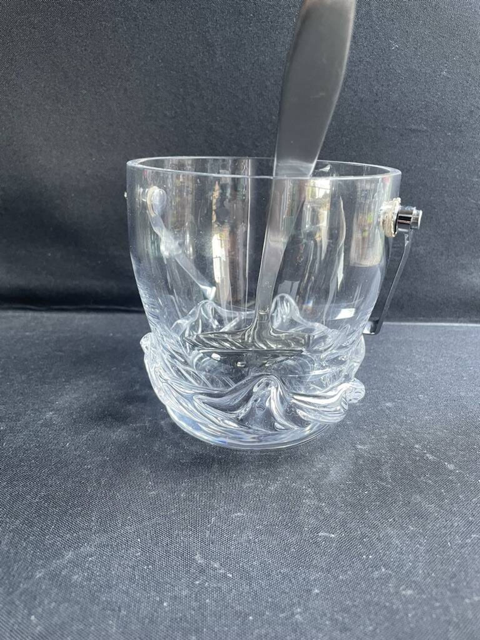 Seau à glace avec cuillère Daum Sorcy