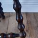 Stool vintage tripod wooden plant beaded feet