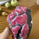 Fatlava style ashtray Vallauris pink