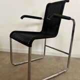 Lot de 8 chaises tubulaires, design d'Axel Bruchhäuser Tecta modèle D20 vintage