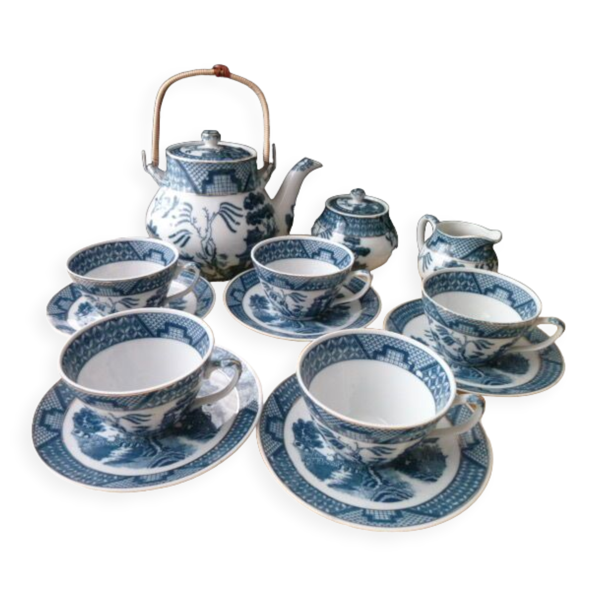 Porcelain tea set Asian Decor