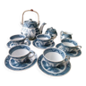 Service à thé en porcelaine décor asiatique