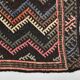 6x14 Pink & Brown Geometric Vintage Kilim Rug, 190x417Cm