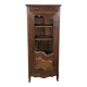 Petite vitrine en chêne une porte