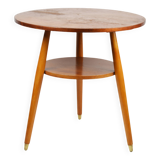 Round side table with shelf, 1970s