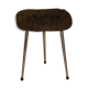 Stool in 1960/1970 vintage green rug