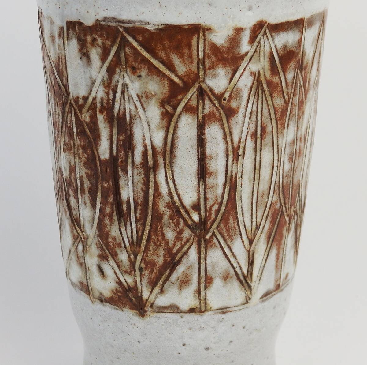 Vallauris ceramic vase by Les Argonotes