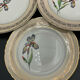 Porcelain plates signed moulin des loups 18 pieces