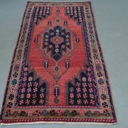 Tapis antique de maslaghan persan tissé à la main années 20 254x135cm