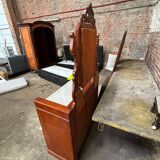 Antique dressing table / Coiffeuse ancienne avec marbre et miroir