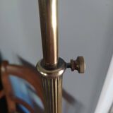 tripod floor lamp 1950 brass Maison Lunel