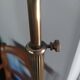 tripod floor lamp 1950 brass Maison Lunel