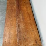 Large farm table - solid cherry - superb patina