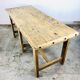 Table de boulangerie ancienne hêtre française