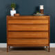 Retro Walnut & Rosewood Younger Chest Of Drawers By John Herbert