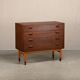 Commode en teck et hêtre de Børge Mogensen, Søborg Møbler