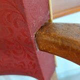 Red bridge chair