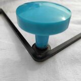 Coat rack with 4 hooks of different colors around 1950