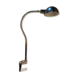 Old workshop lamp with ball reflector vice, 50s