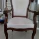 Fauteuil ancien Louis Philippe en palissandre