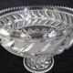 Centerpiece (or fruit bowl) on a cut crystal stand