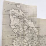 Old map Ile d'Oléron Charente Maritime