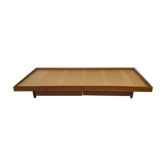 Teck daybed 1960s design minimaliste avec tiroirs