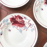 Ensemble de 6 assiettes Lunéville