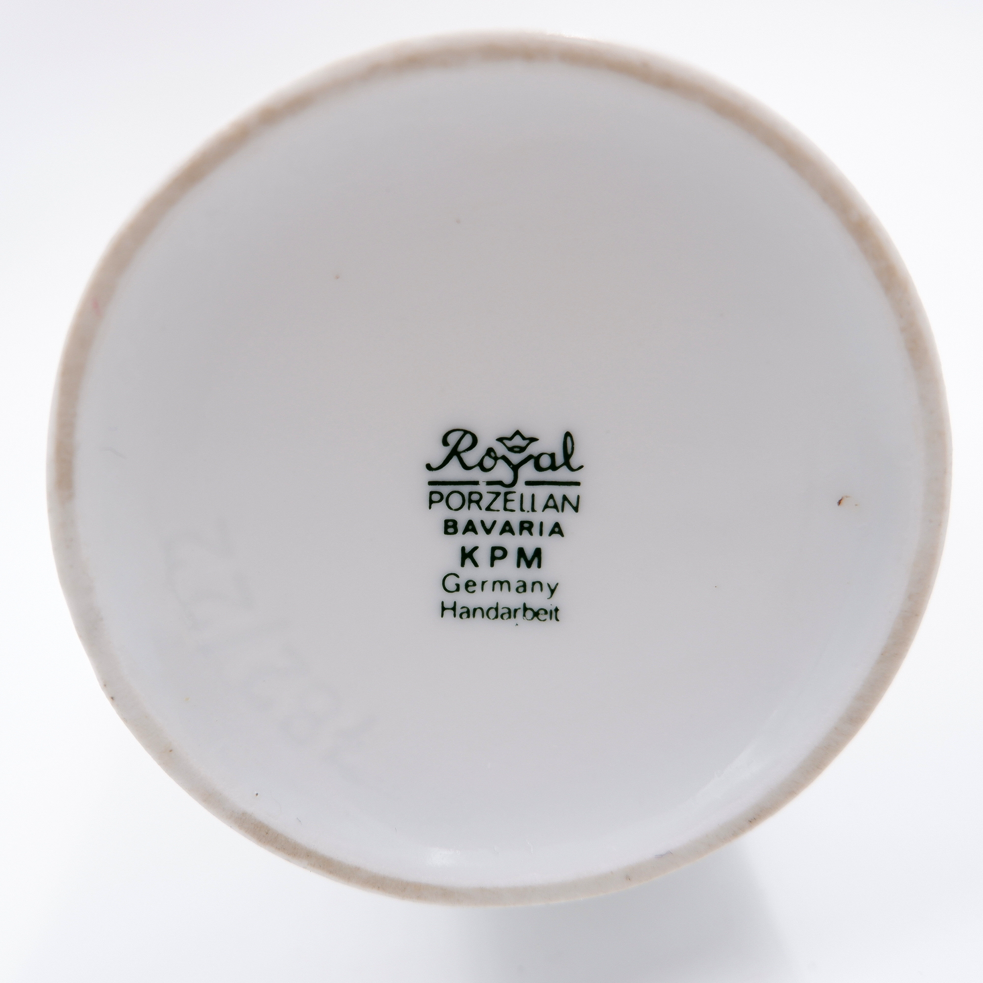 Op Art porcelain vase by Royal Bavaria KPM, Germany, 1970s