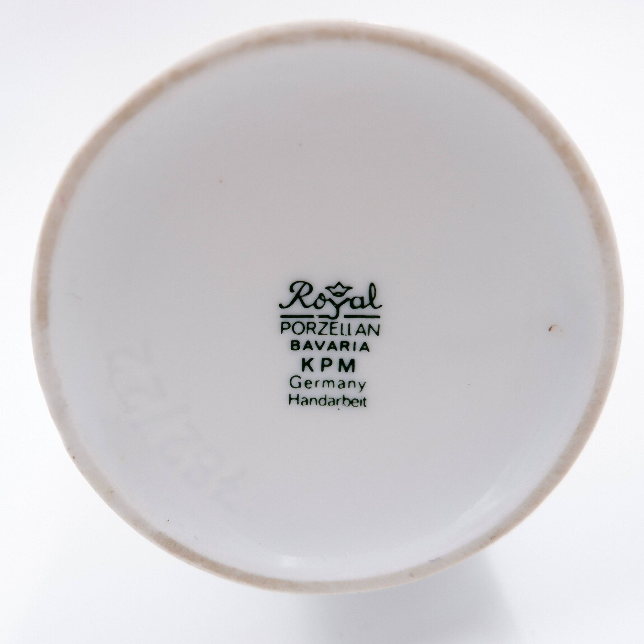 Vase en porcelaine Op Art par Royal Bavaria KPM, Allemagne, années 1970