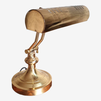 Lampe de notaire ou banquier en laiton