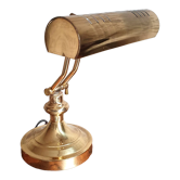 Notary or banker's lamp in brass