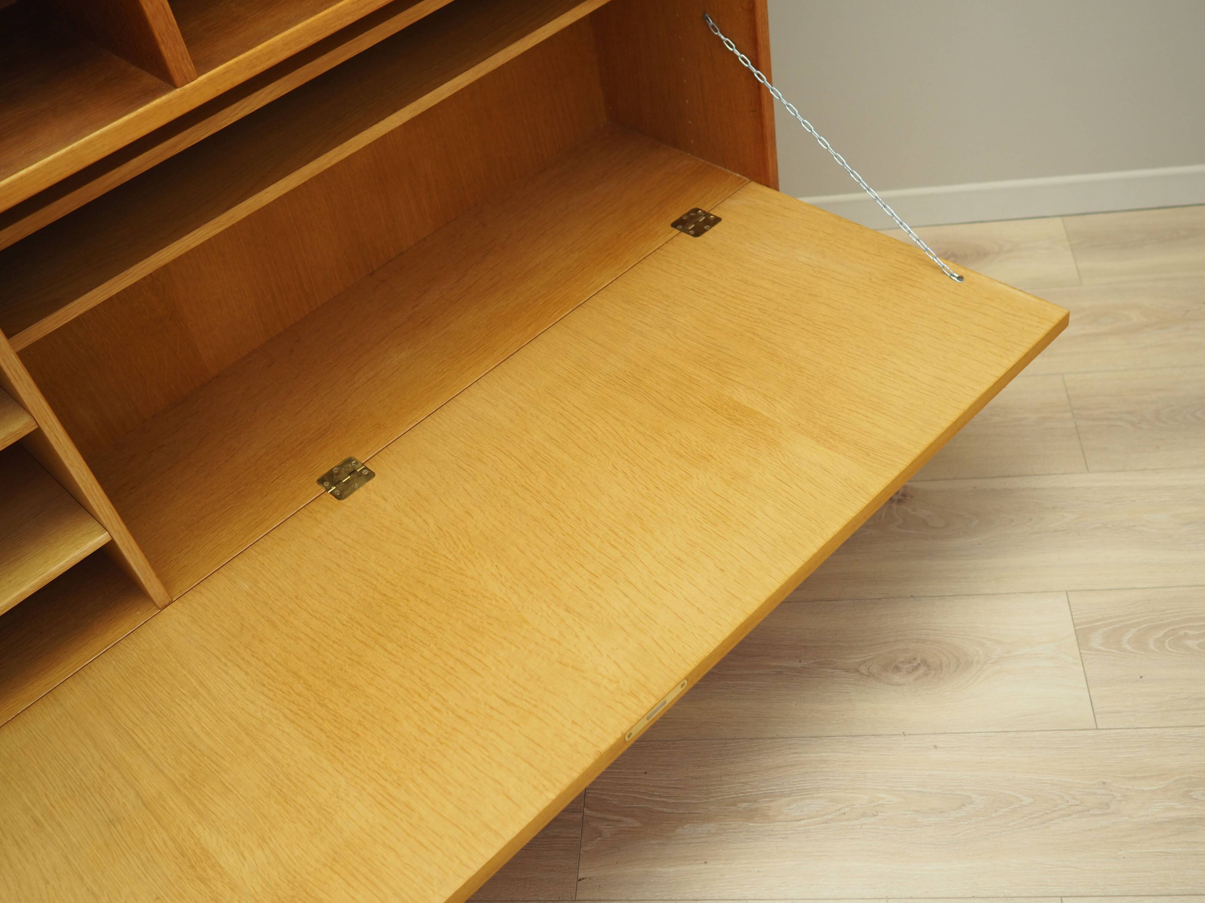 Ash bookcase, Danish design, 1970s, production: Hundevad
