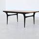 Alfred Hendrickx T4 dining table in beech Belform Belgium 1958