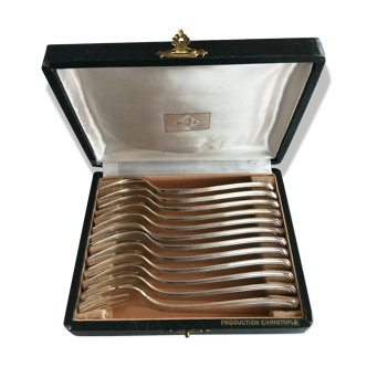 Silver dessert forks