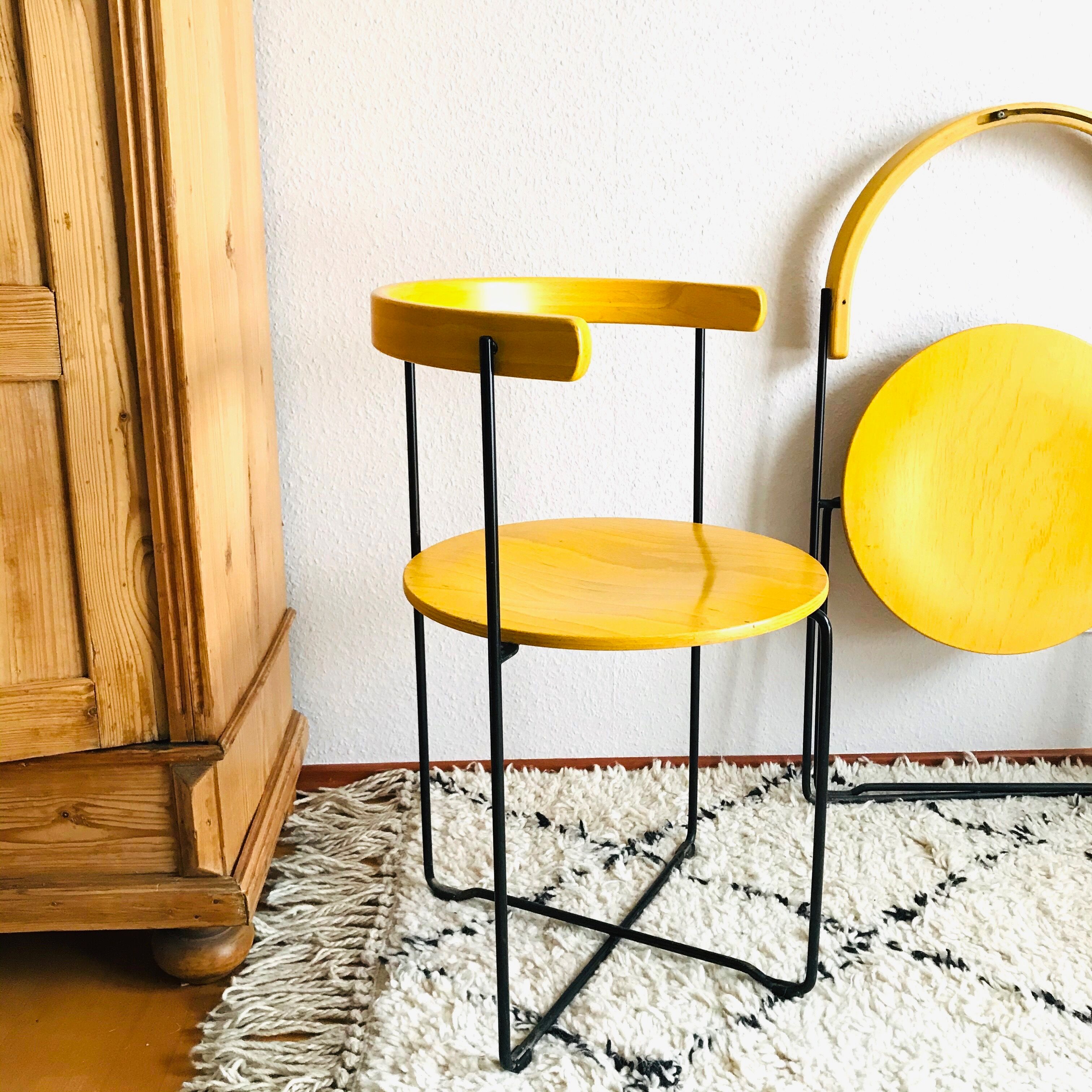 Vintage folding chair Soley by Vladimir Hardarson for Kusch & Co