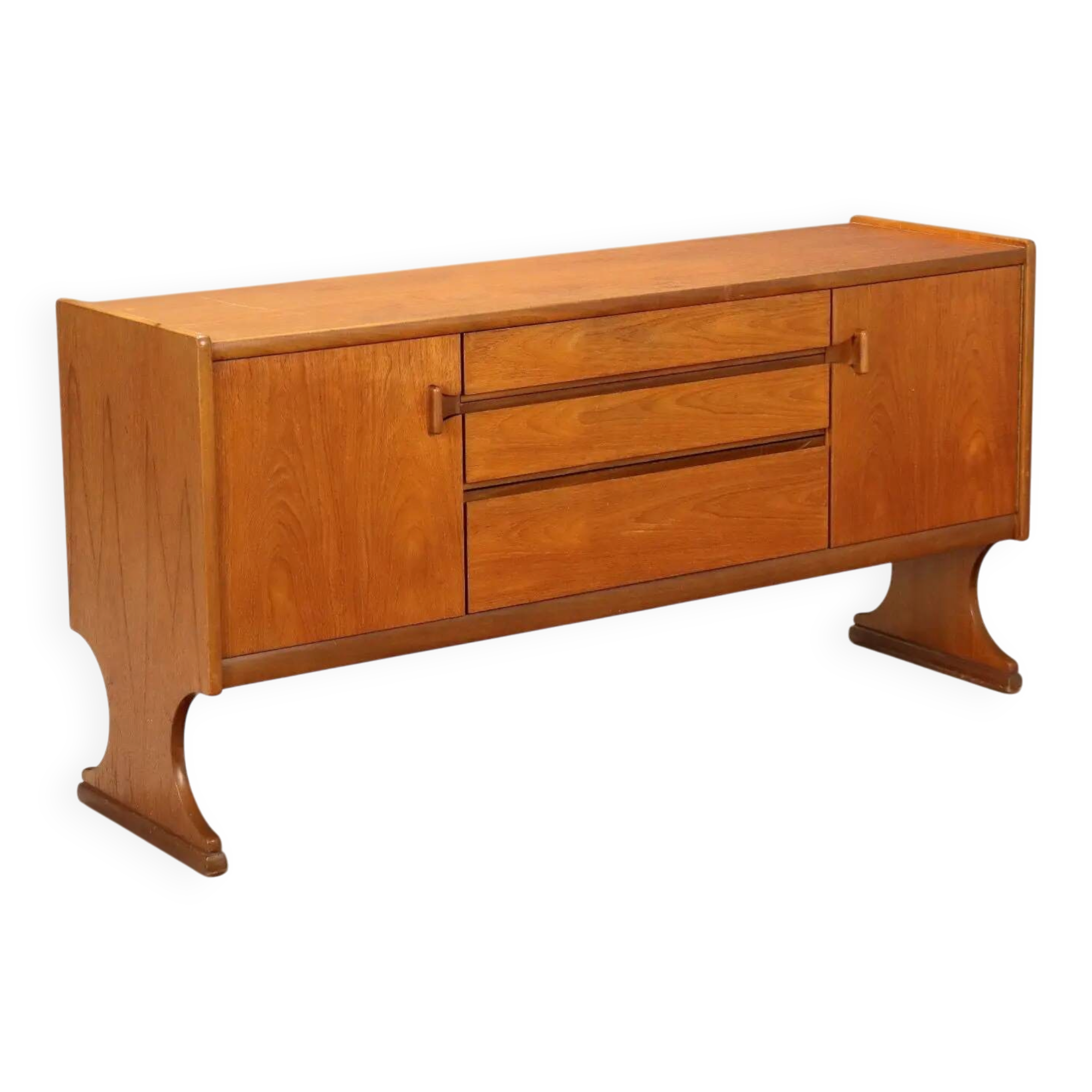 Vintage teak enfilade, Nordic design, 1960s.
